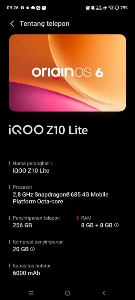Iqo z10 8/256 second