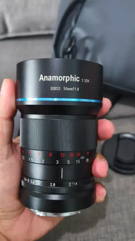 Mulus 98% SIRUI Anamorphic 1.33X 50mm F1.8 Lensa Kamera Sony E Mount