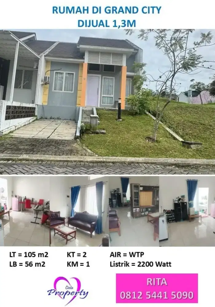 DIJUAL RUMAH DI GRAND CITY, BALIKPAPAN.