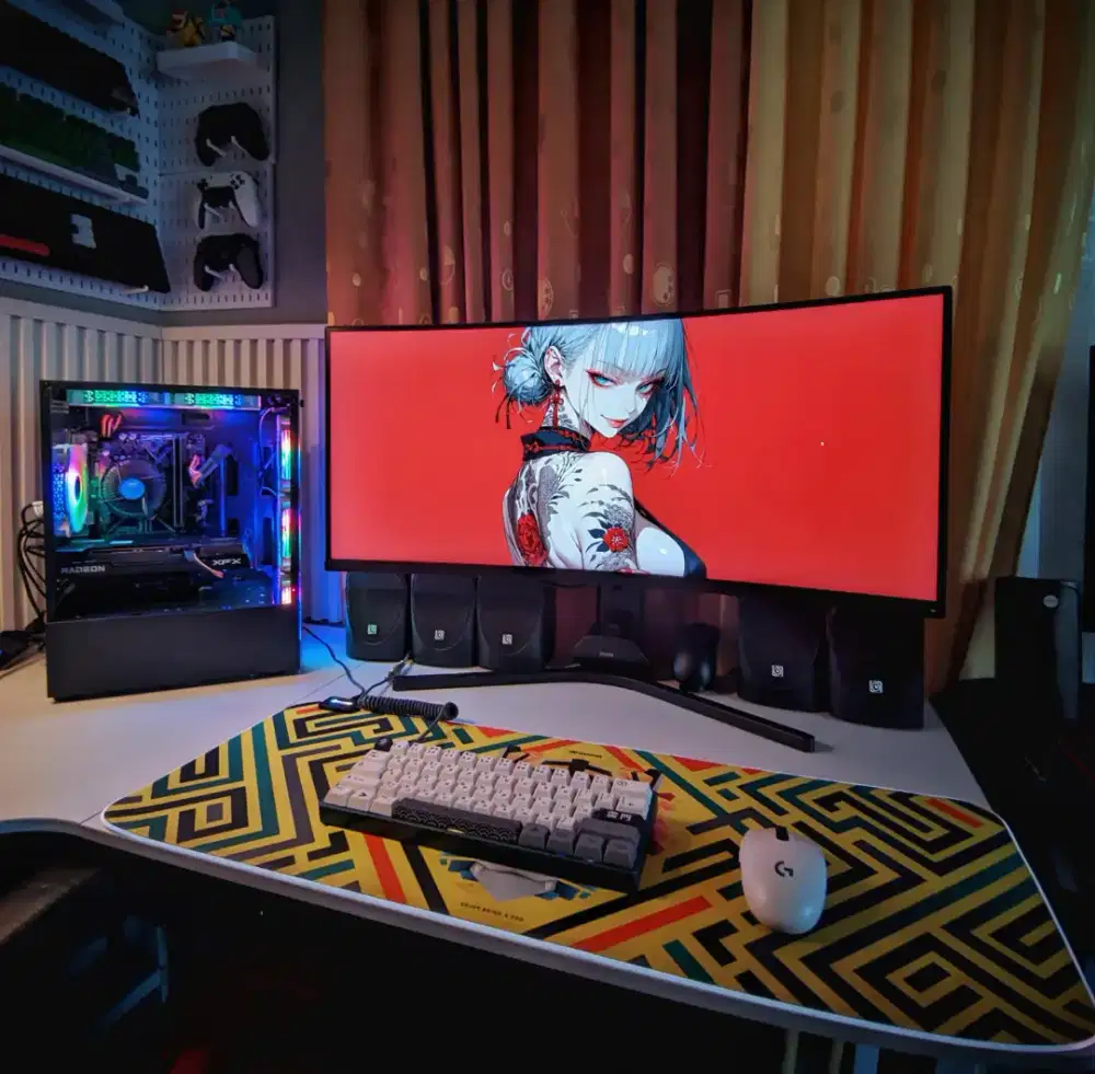 murah meriah pc gaming intel gen 9 | rx 6600 | ram 16gb | ssd