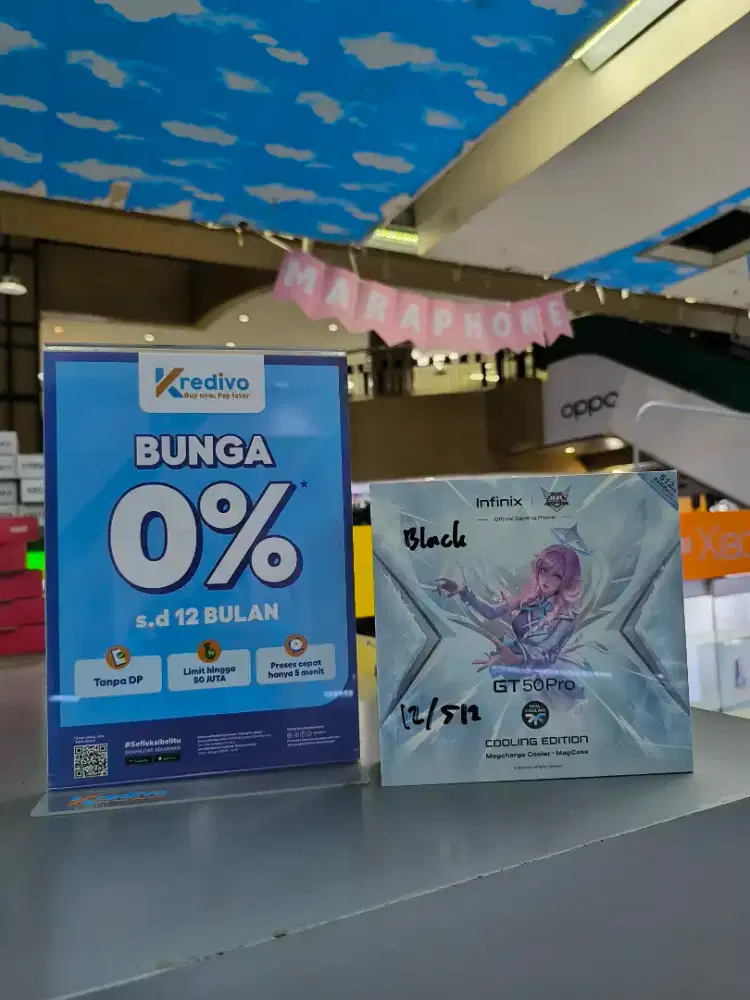 INFINIX GT 50 PRO PROMO CICILAN BUNGA 0% BY KREDIVO