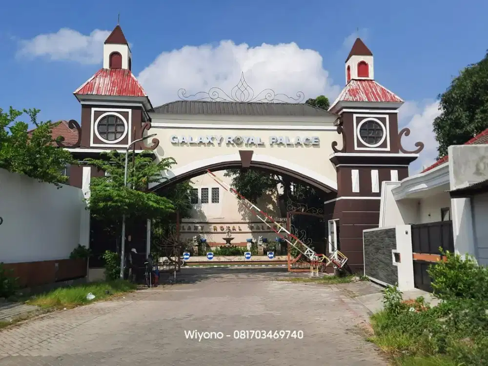 Rumah Dharmahusada di Perumahan Galaxy Royal Palace Surabaya