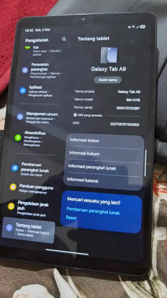 Samsung tab a9 lte 4/64
