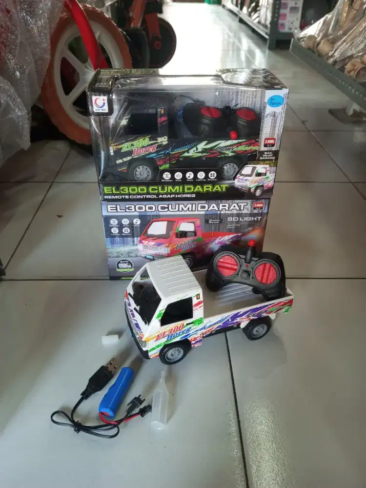 Mainan anak Rc remot control mobil pickup cas
