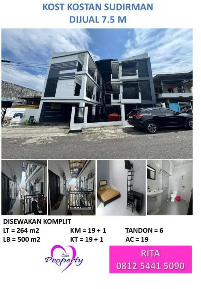 DIJUAL KOST KOSTAN SUDIRMAN, BALIKAPAPAN.