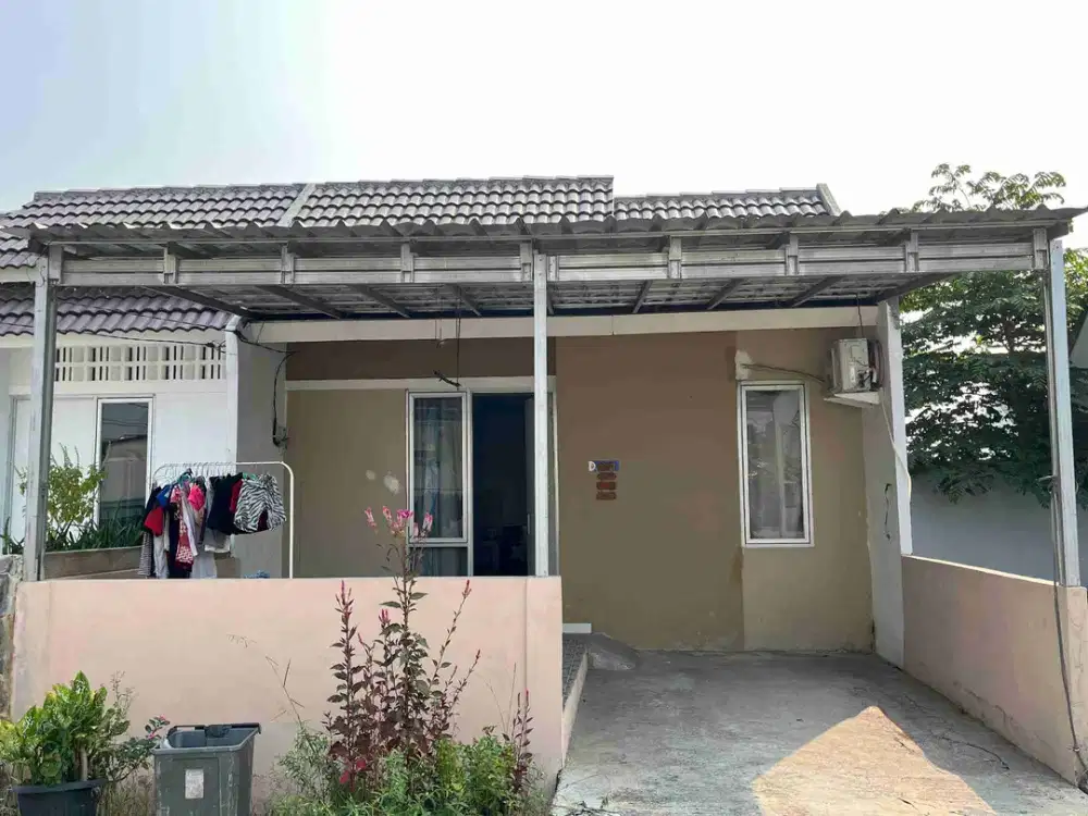 rumah siap huni di mutiara gading city cluster madrid