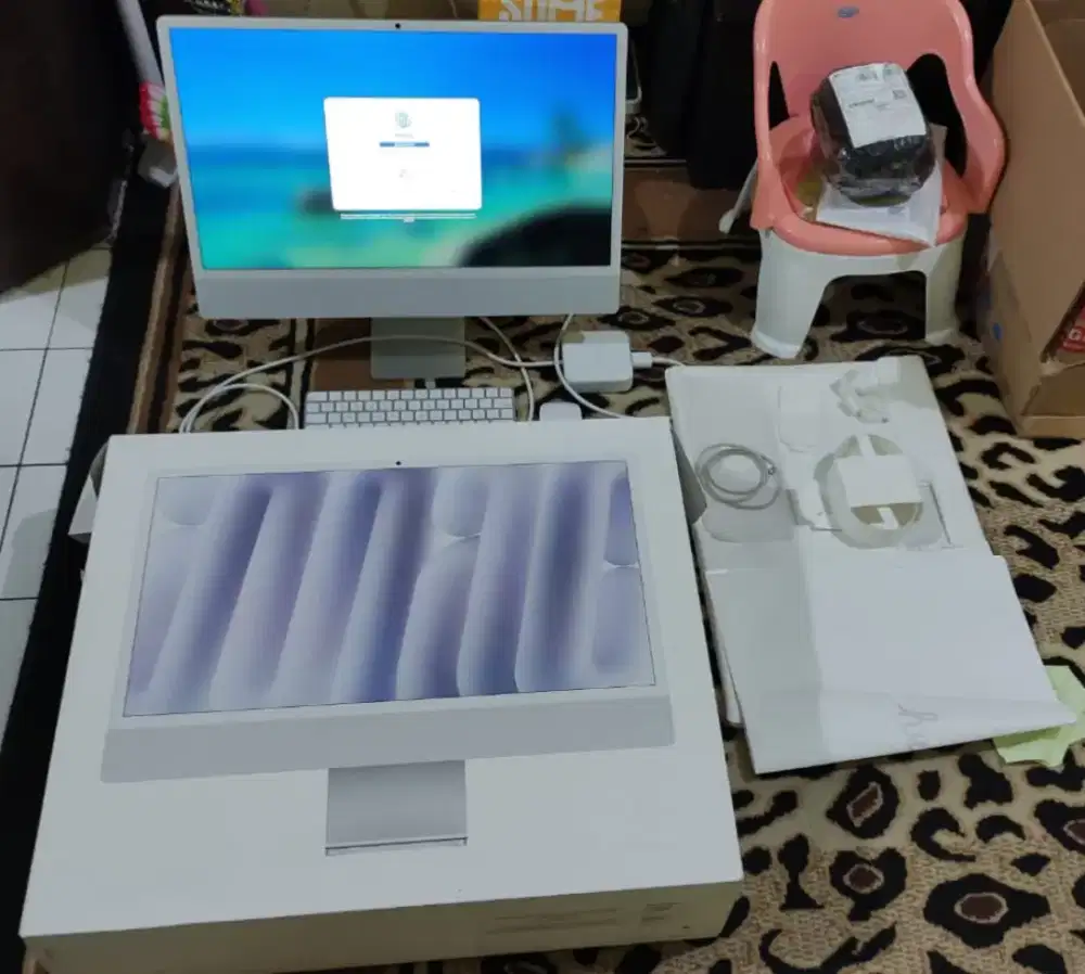 Imac M4 24 4.5K Silver 24/512 10C+10G 4Port ISTIMEWA Digimap 16/10/26