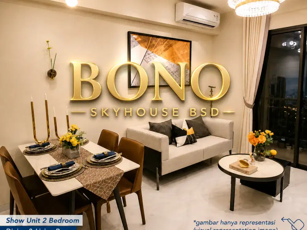 APARTEMEN BSD DIJUAL 2 BR DKT PUSAT BISNIS & LIFESTYLE COCOK INVESTOR