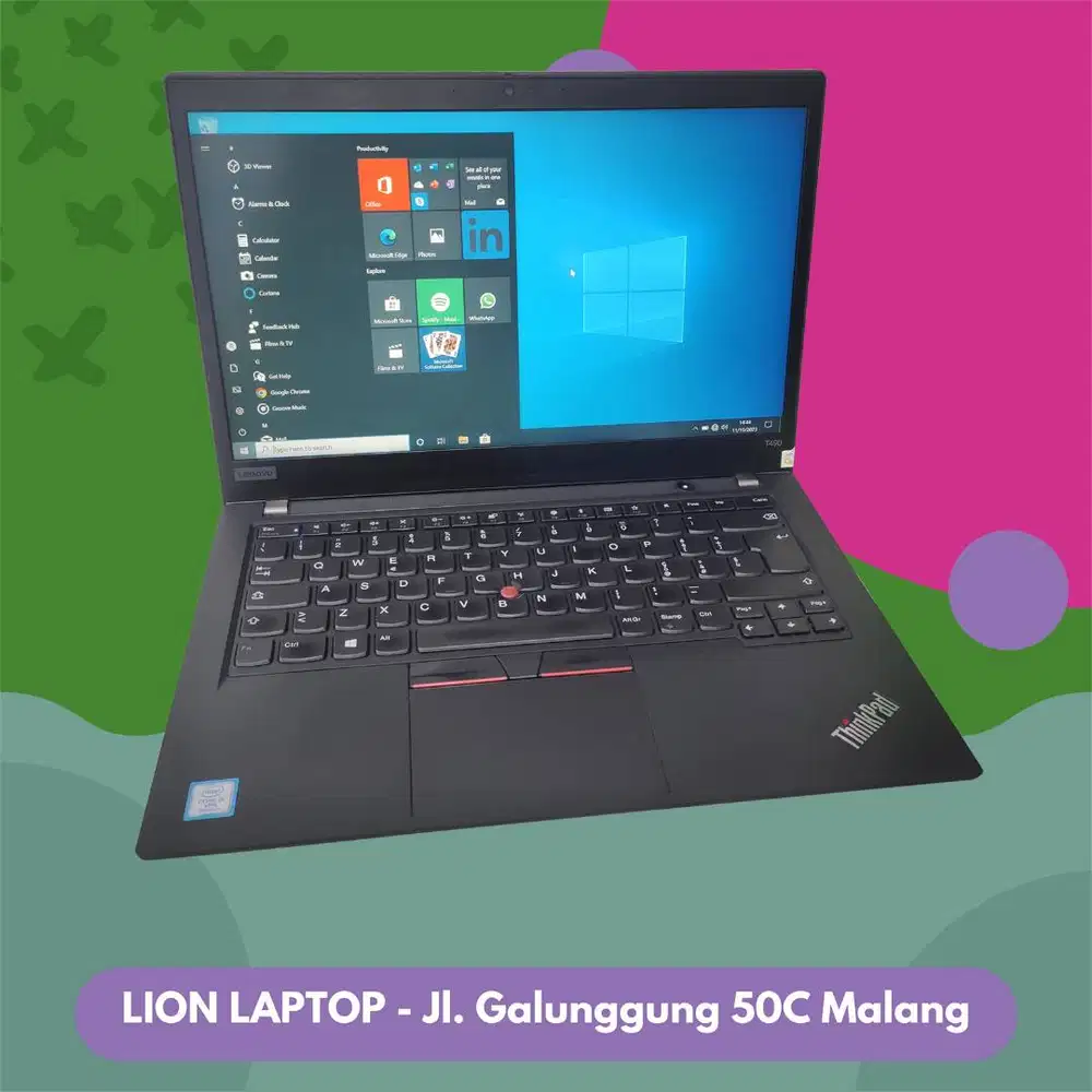 RAM 16GB i5 Gen 8 SSD 256GB Lenovo Thinkpad T490 [02|05]