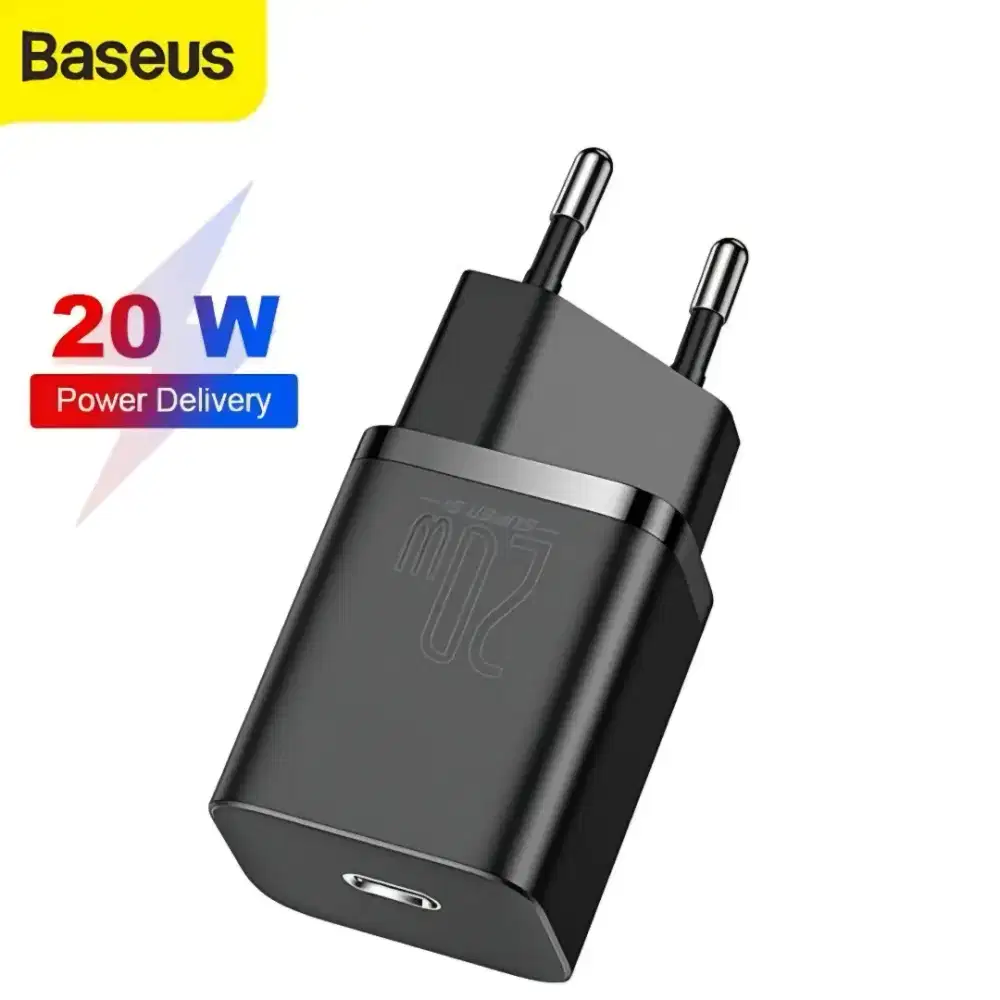BASEUS | Kepala Charger 20Watt Type C | Black
