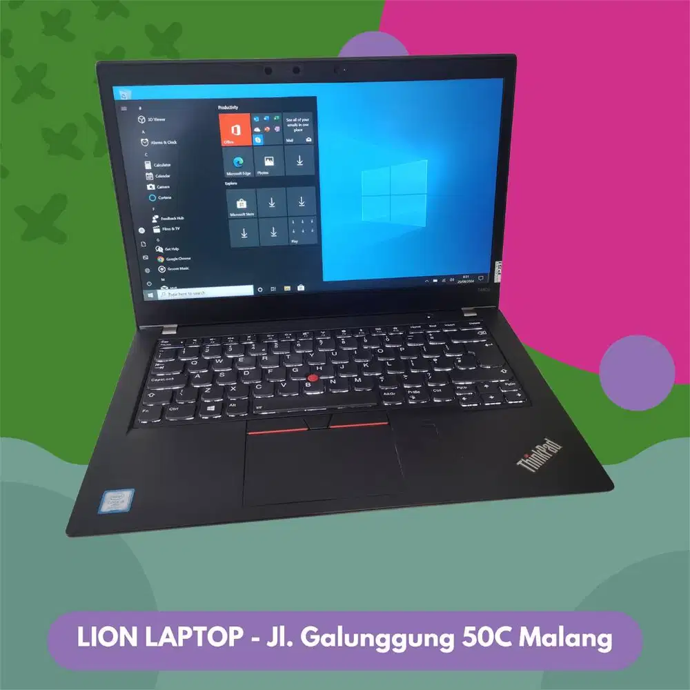 RAM 8GB Core i5 gen 8 Lenovo Thinkpad T480s SLIM [02|05]