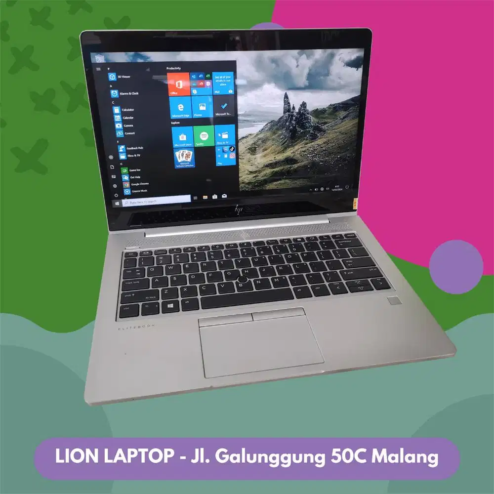 Core i7 gen 8 RAM 8GB Touchscreen Slim HP Elitebook 830 G6 [02|05]