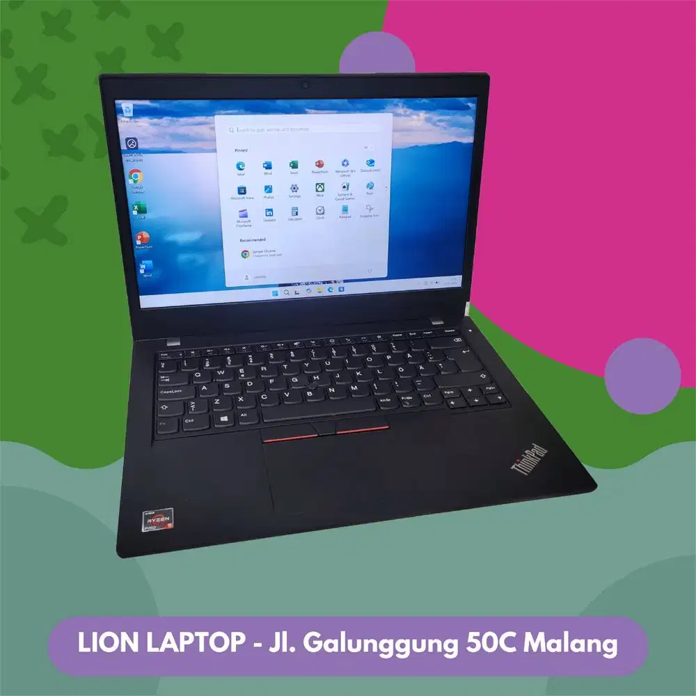 Gaming/Editing AMD Ryzen 5 PRO 8/256 MULUS Lenovo Thinkpad L14 [02|05]