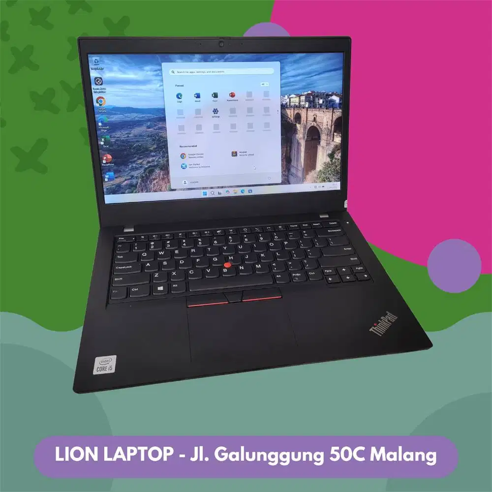 i5 Gen 10 Murah RAM 8GB SSD 256GB Lenovo Thinkpad L14 [02|05]