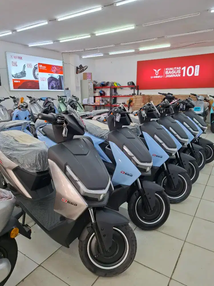 SEPEDA LISTRIK D66B , garansi 10 Tahun
