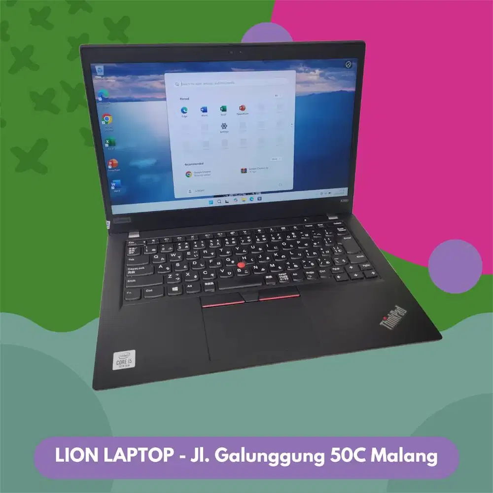i5 GEN 10 Murah RAM 8GB Lenovo Thinkpad X390 [02|05]