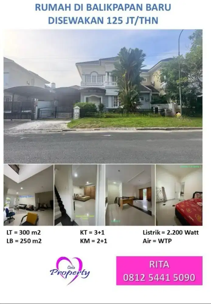 DISEWAKAN RUMAH DI BALIKPAPAN BARU