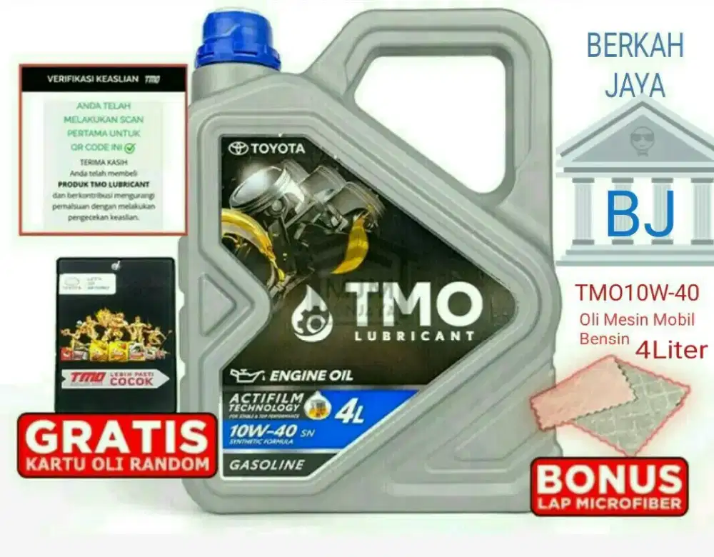 Oli mesin mobil TMO 10w-40 bensin