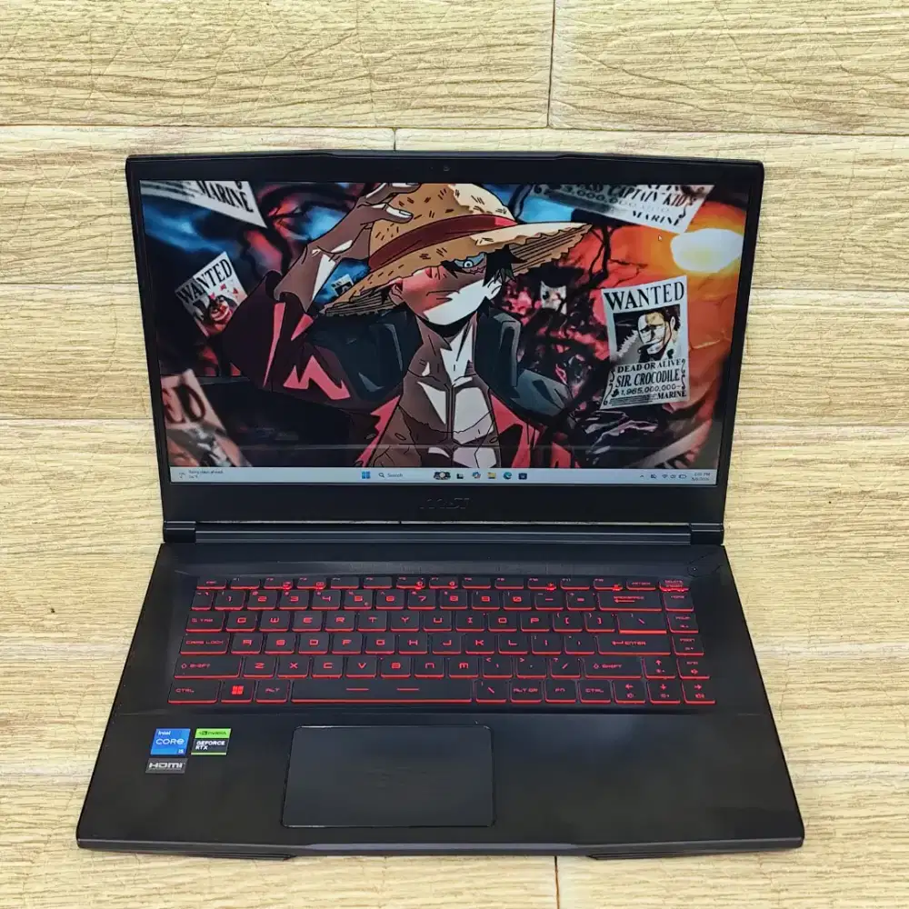 MSI THIN GF63 12UC CORE I5-12450H RAM 8GB SSD 512GB RTX 3050