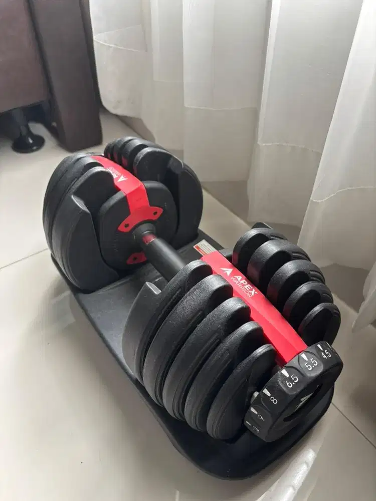 Adjustable Dumbell Apex Warrior Satu Pasang