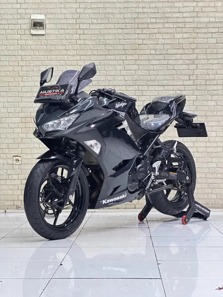 ODO 6RB‼️Kawasaki New Ninja 250 FI Pmk 2019 Black Favorit