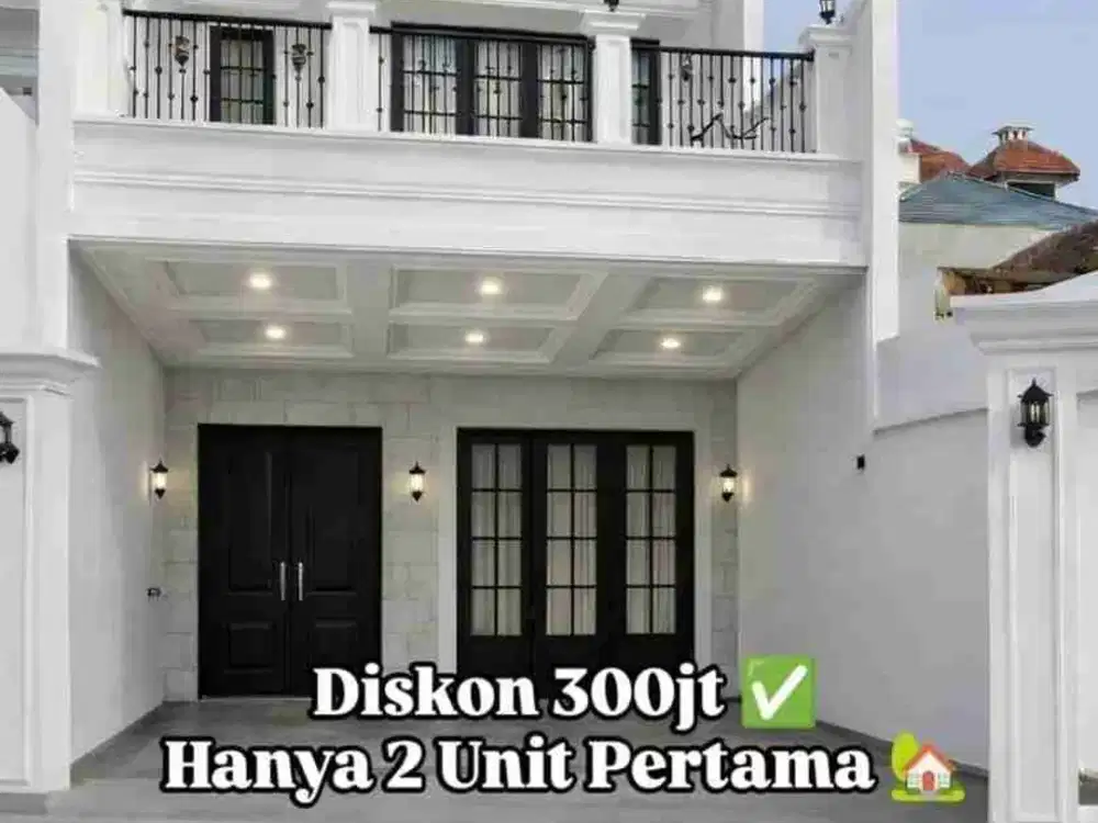 Sisa 1 Unit Rumah Mewah Baru 2 Lantai di Gayungsari Barat, Sby Selatan