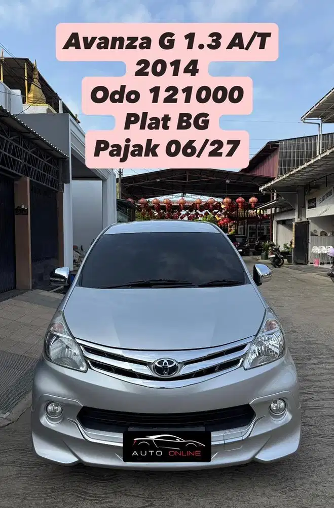 Toyota Avanza G A/T 2014