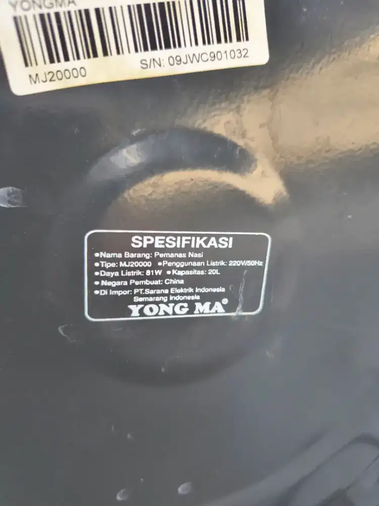 Magic Com Yongma 20 liter