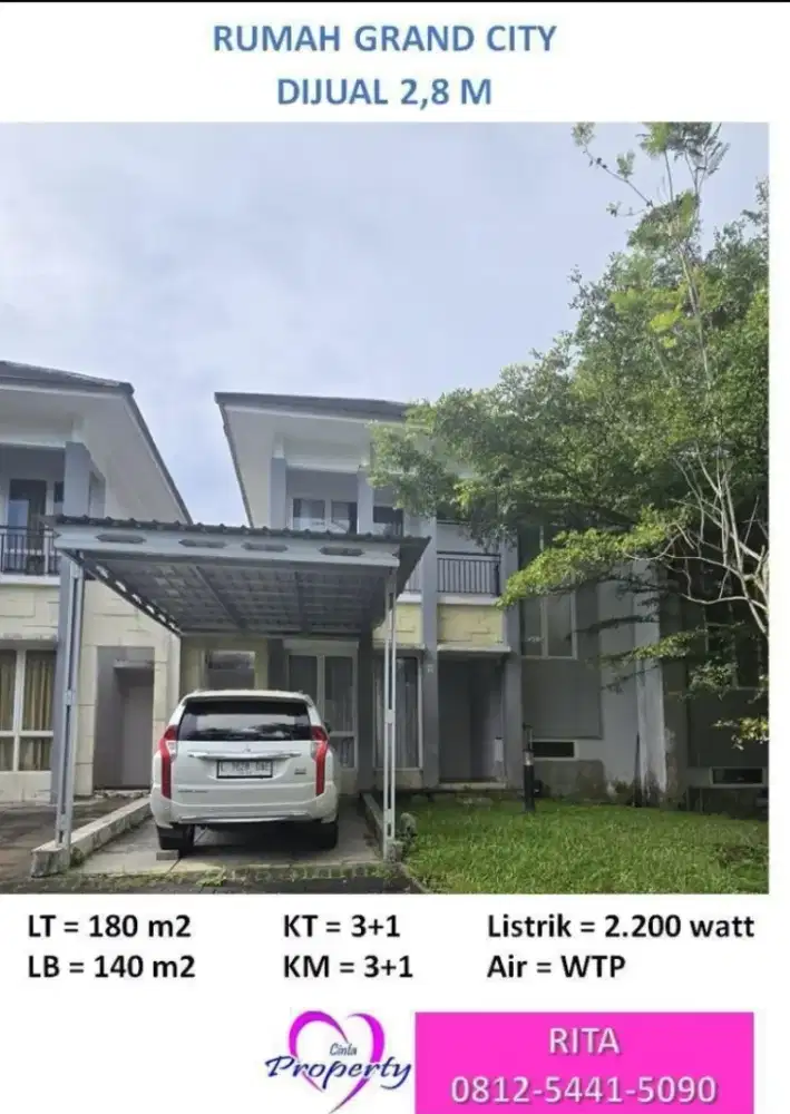 DIJUAL RUMAH DI GRAND CITY BALIKPAPAN