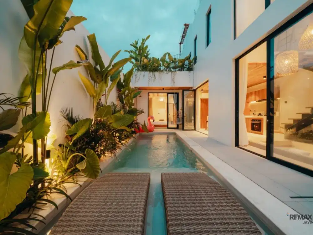 Villa Cantik Full Furnished Disewakan, di Umalas, Kerobokan Area