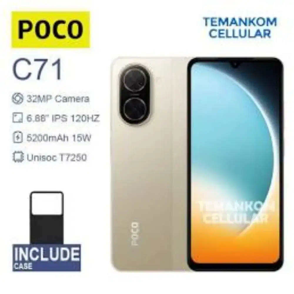 Di jual Poco c71 ram 4 128 mulus gres