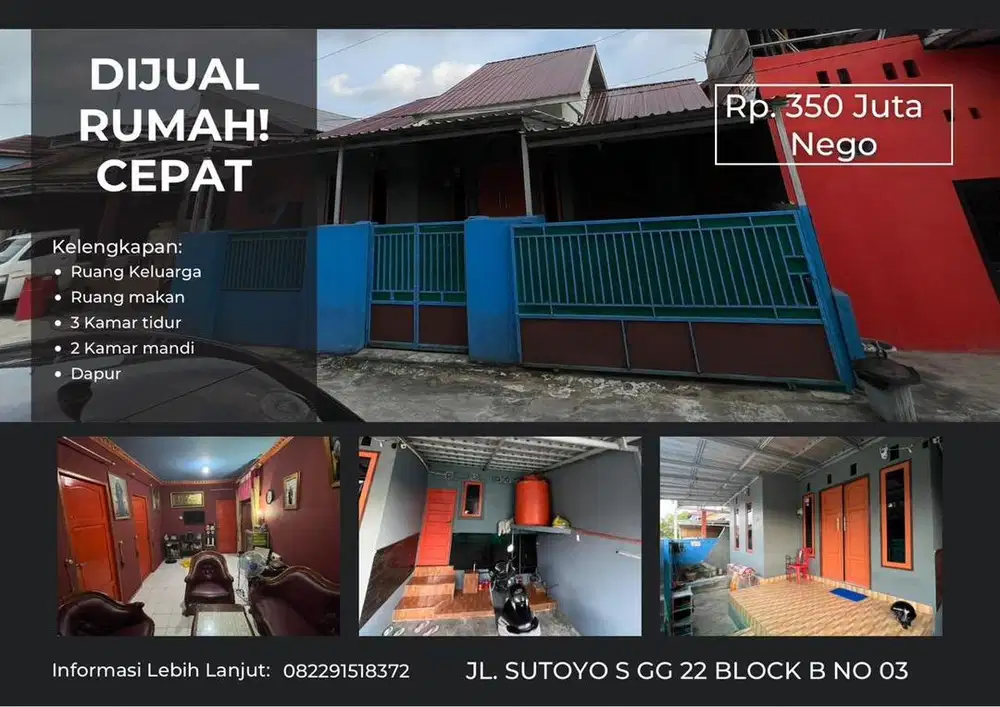 Di jual rumah tanpa perantara