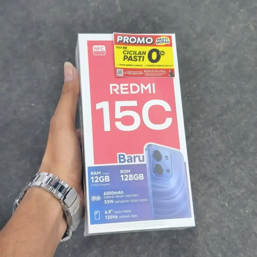 REDMI 15C INTERNAL 128GB TERLARIS