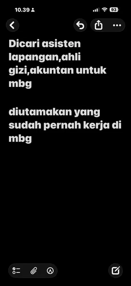 Lowongan kerja mbg