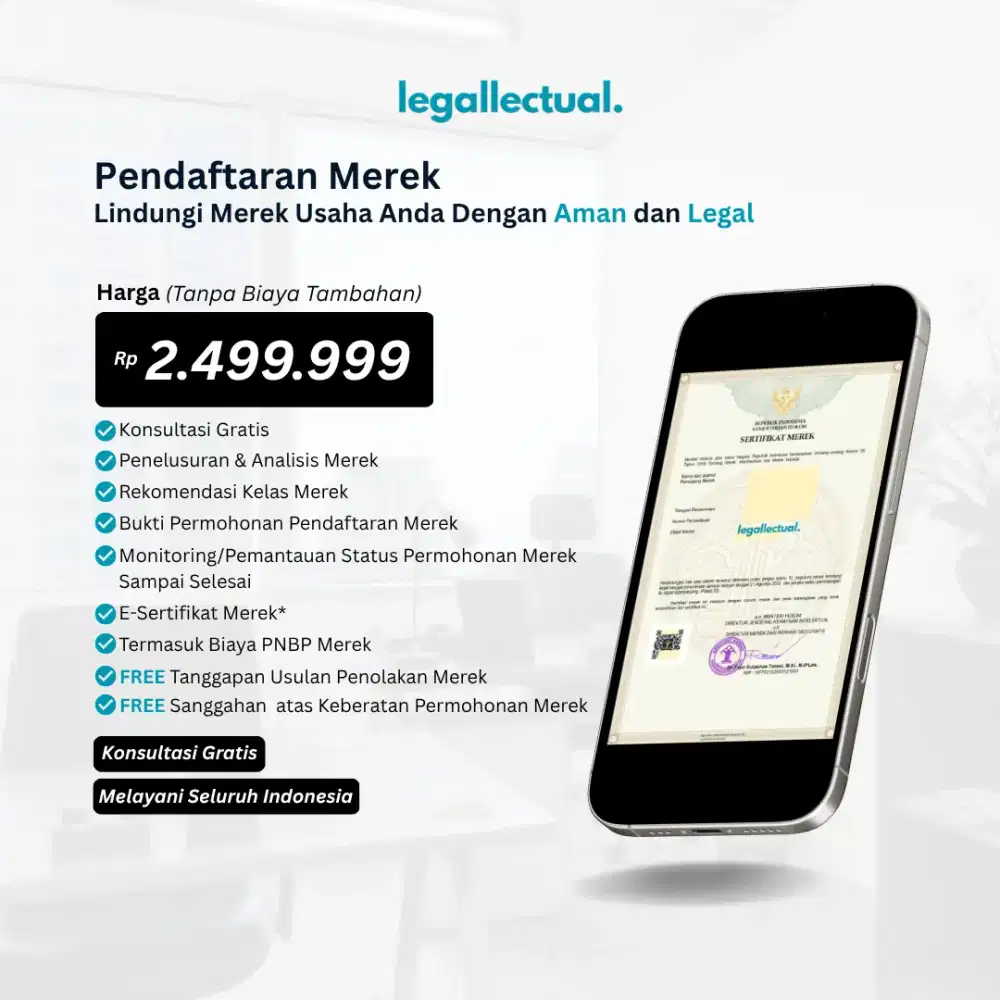 Jasa Pendaftaran Merek / Daftar Merek HKI