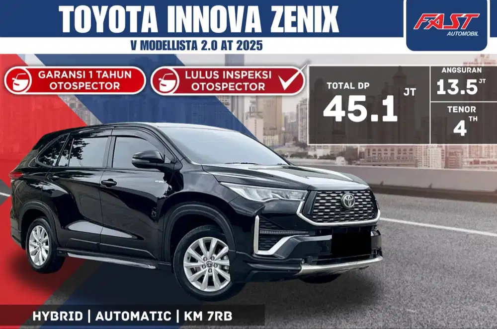 TOYOTA INNOVA ZENIX V HYBRID MODELLISTA 2025 AT 2.0 LOW KM.7RB PJK PJG
