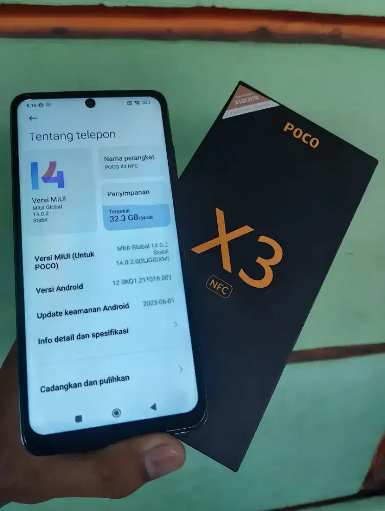 POCO X3 NFC RAM 6/64Gb Unit Dusbok