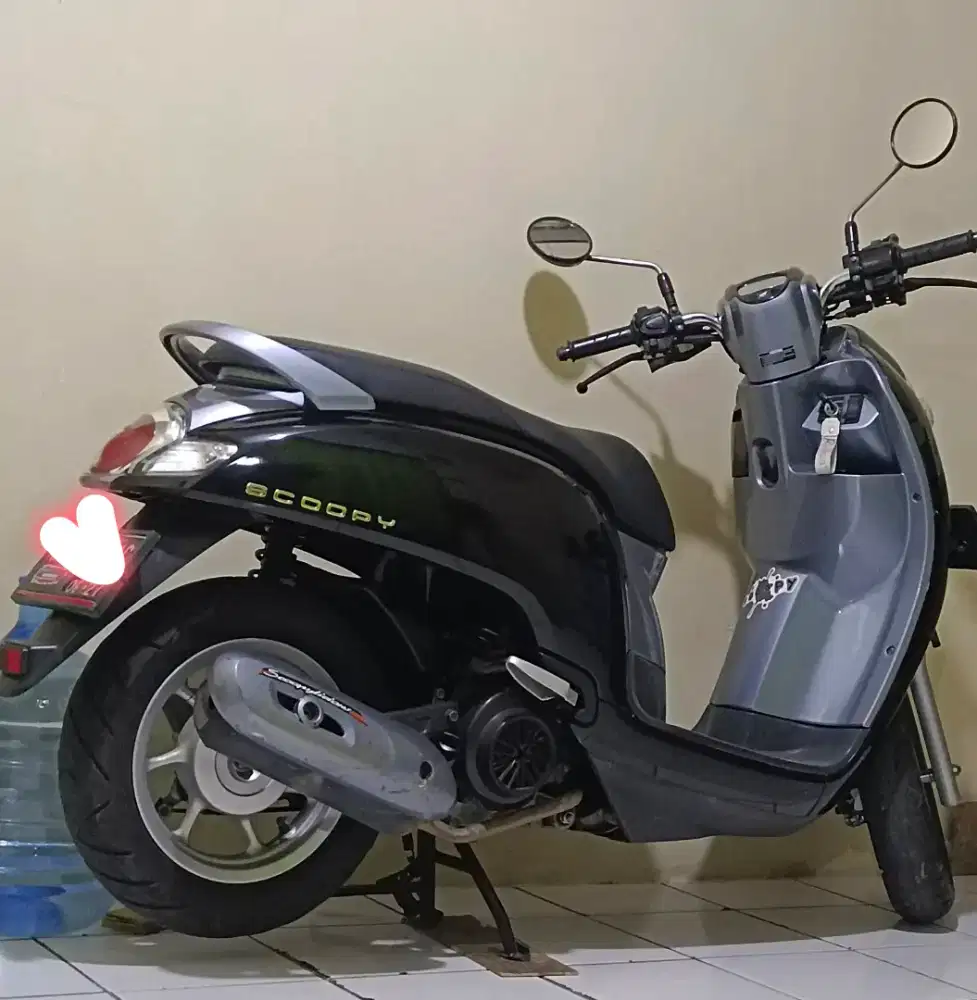 Honda scoopy iss + remot th 2017 kunci ada 2 siap pakai