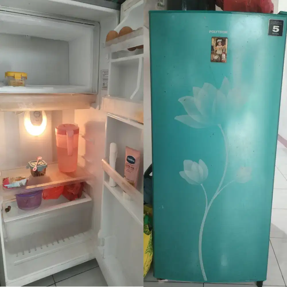 DIJUAL CEPAT KULKAS POLYTRON 1 PINTU