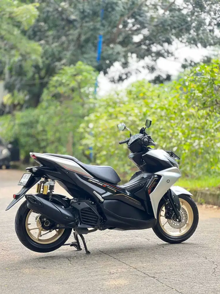 LOW KM! YAMAHA NEW AEROX S 155 ABS KEYLESS 2024 SILVER PAJAK ON SUPERB