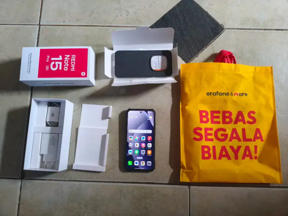 Xiaomi redmi note 15 pro 5g 8/256 fullset garansi on 15 bulan