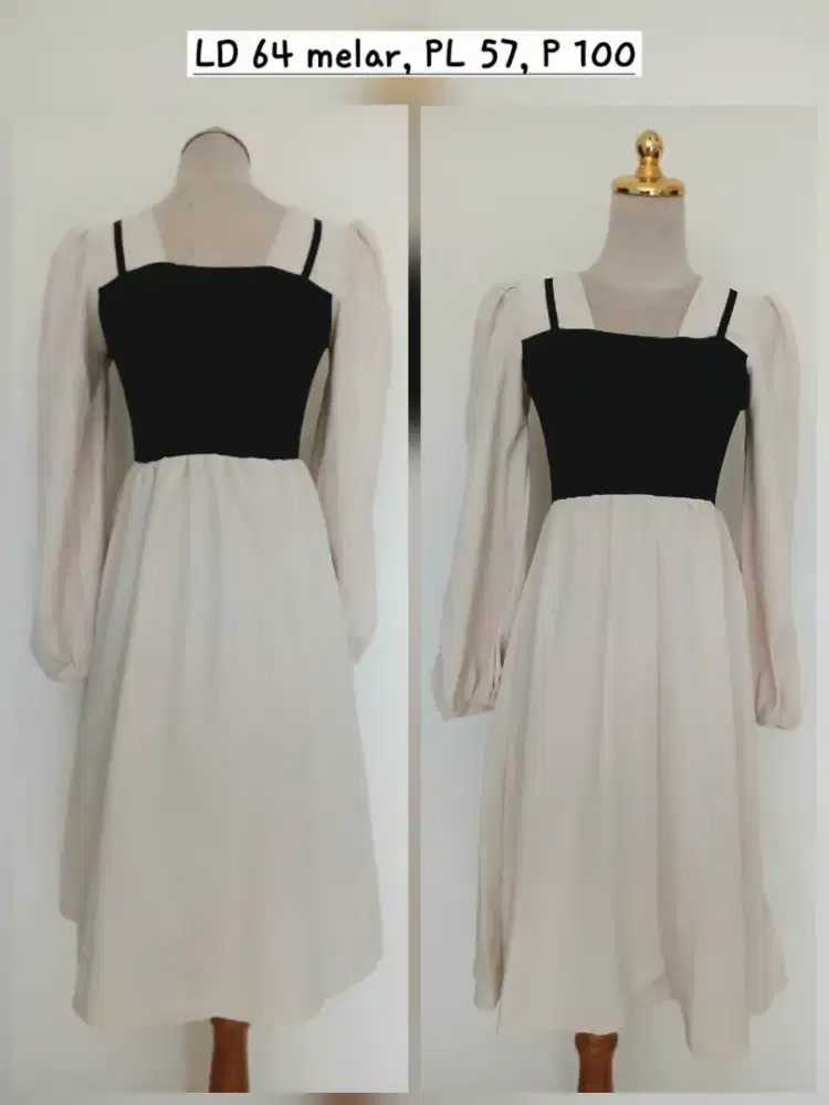 Baju dress gaun wanita sz M, preloved