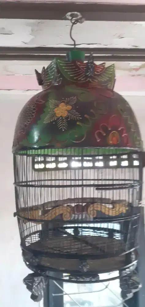 Sangkar kutut kayu dempul bagus siap pakai