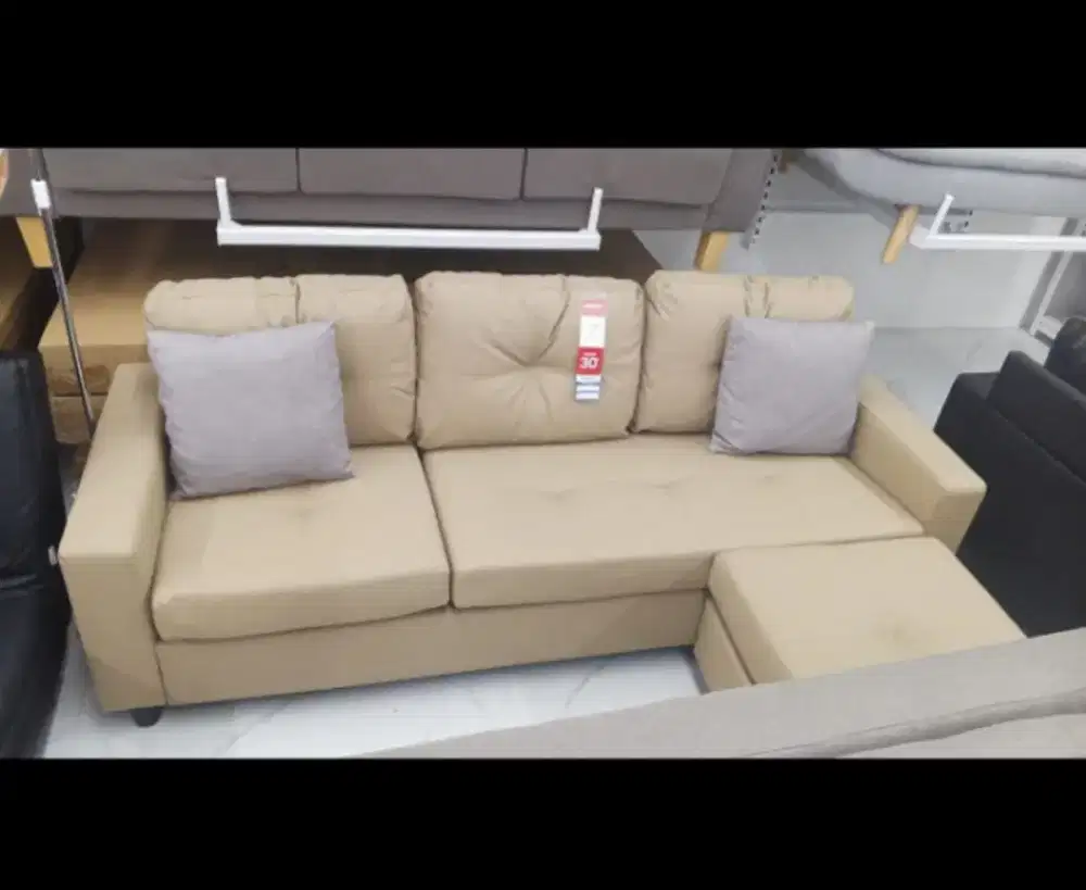 Promo sofa tamu sofa L