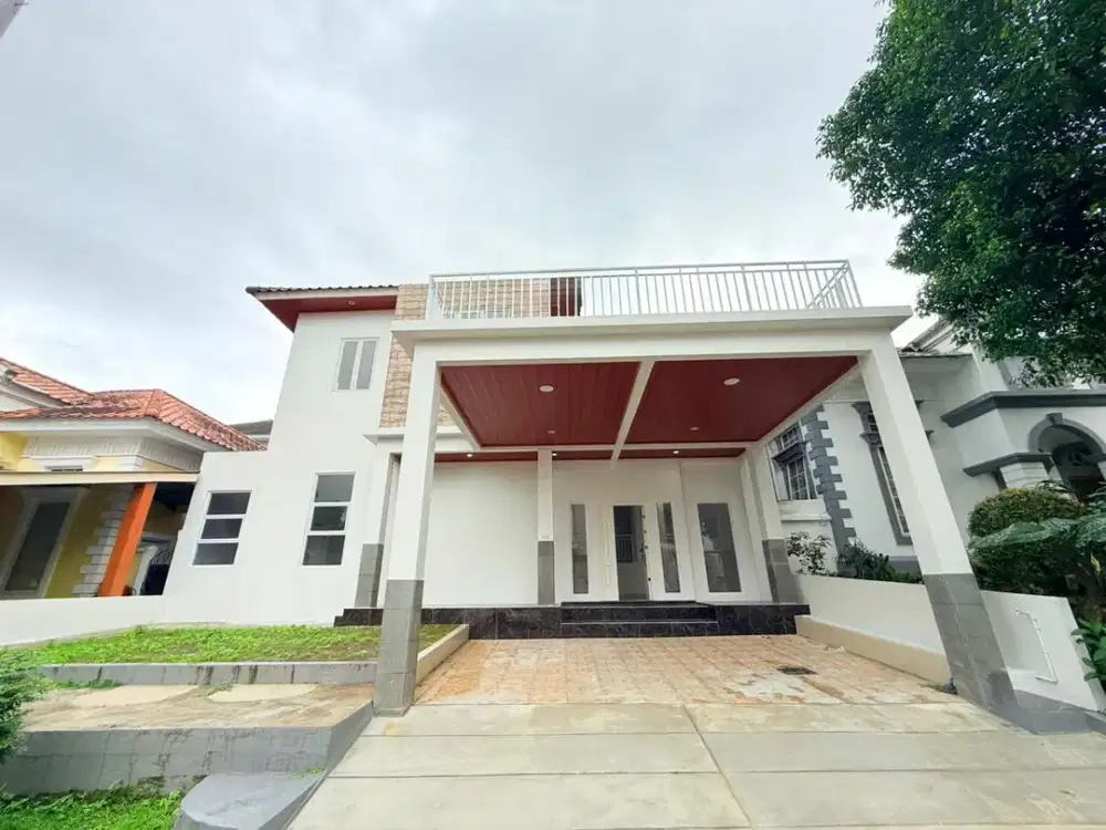 Rumah Luas di Cluster Favorit 4 Menit Dari Exit Toll Sentul Selatan, Frontyard dan Balconny Luas