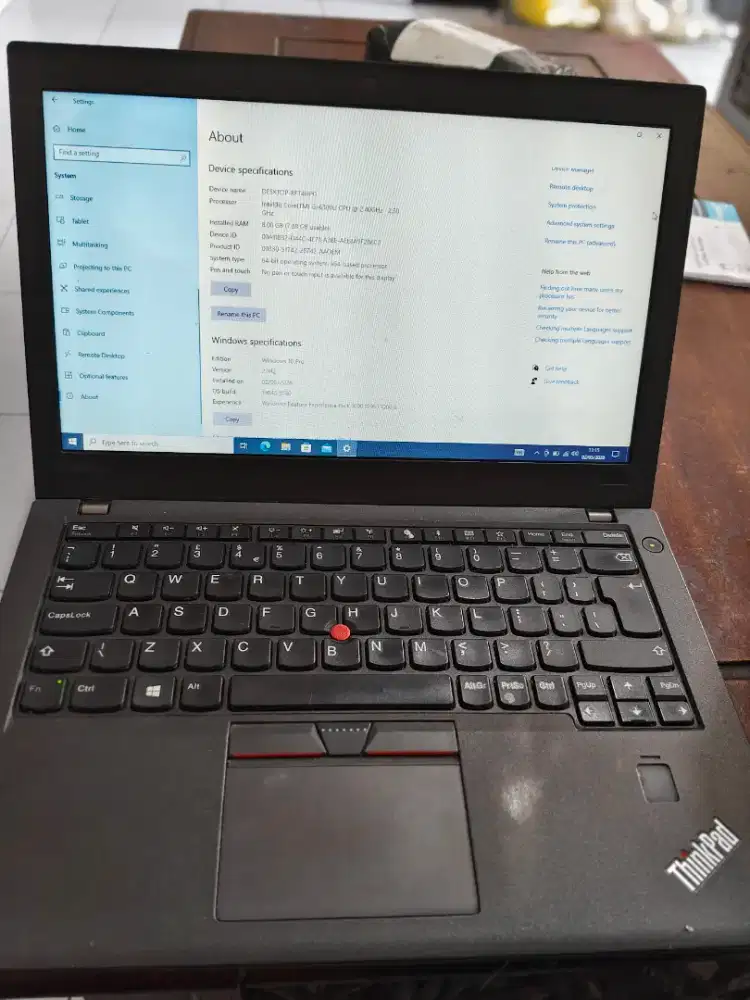 Laptop lenovo thinkpad x260