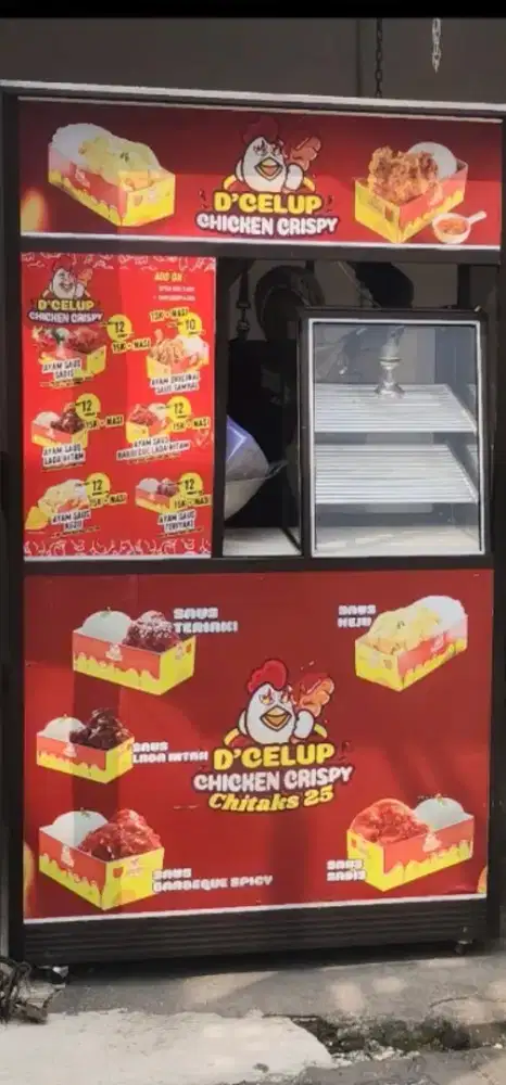 DI JUAL GEROBAK BEKAS FRIED CHIKEN