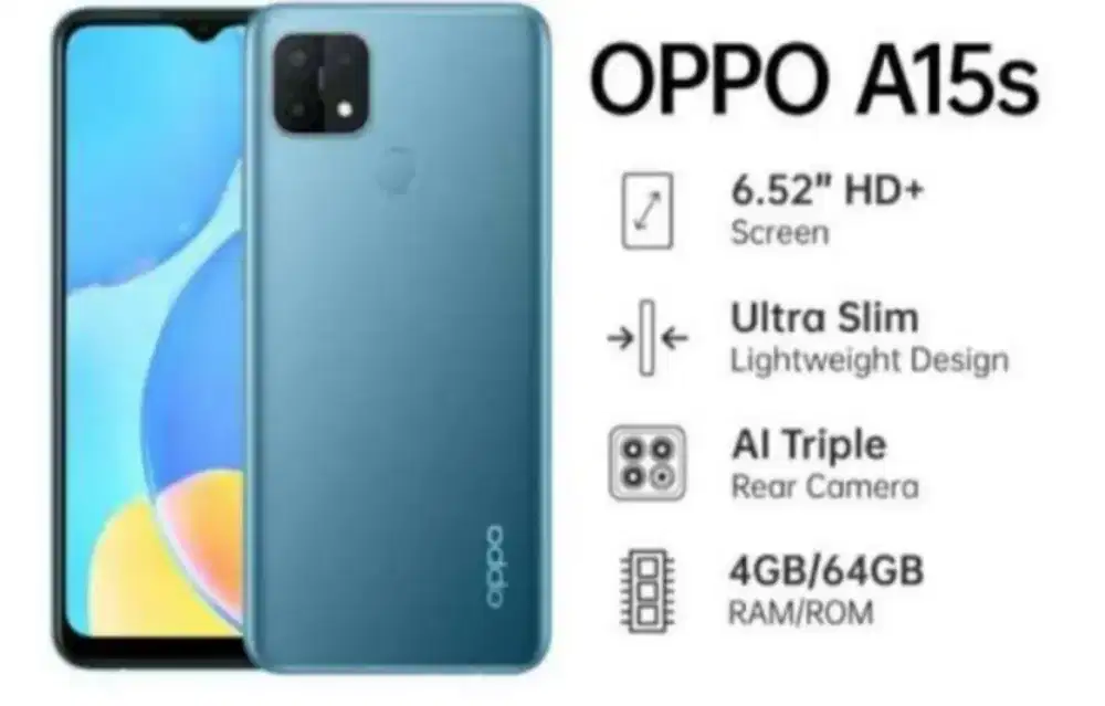 Jual Oppo A15S second