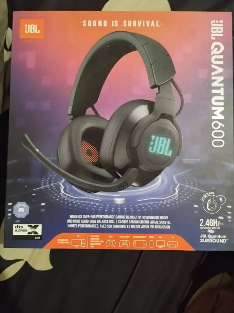JBL Wireless Gaming Headset Quantum 600 ORIGINAL | Masih garansi resmi