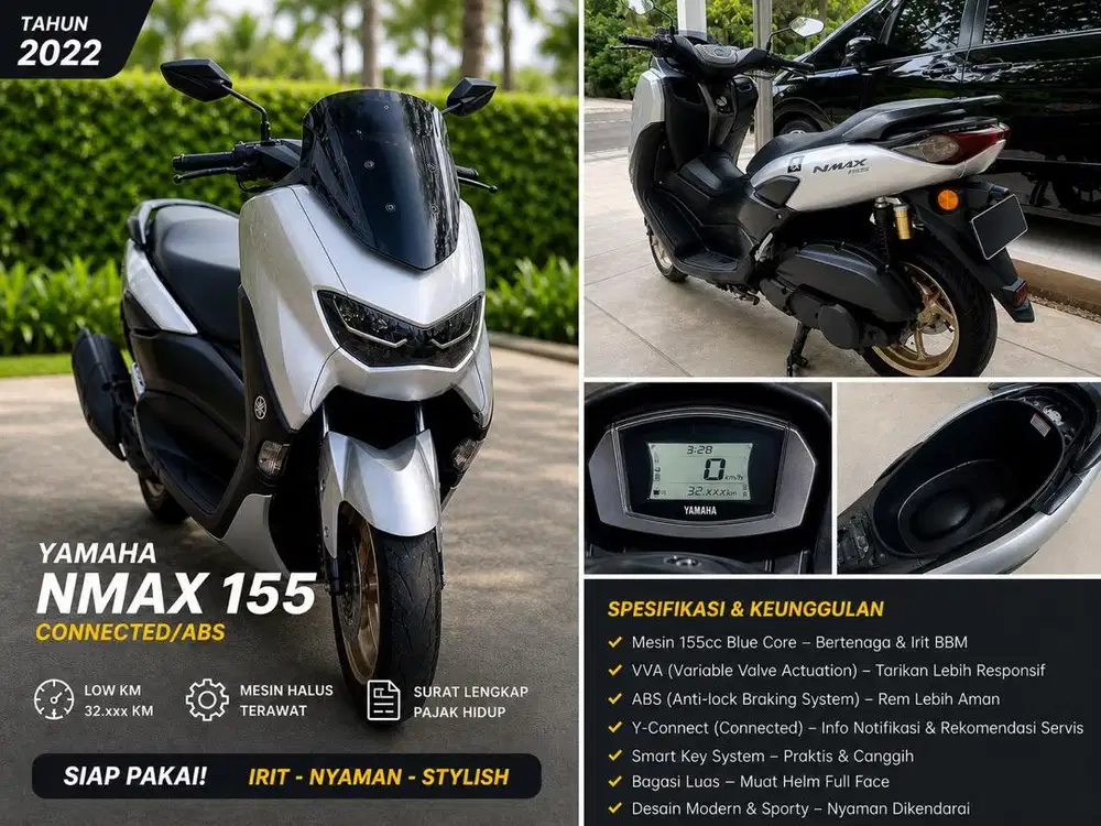Dijual Yamaha NMax Connected ABS